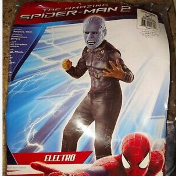 Electro from Spiderman 2 Costume *No Mask*, Size Small - Picture 1 of 4
